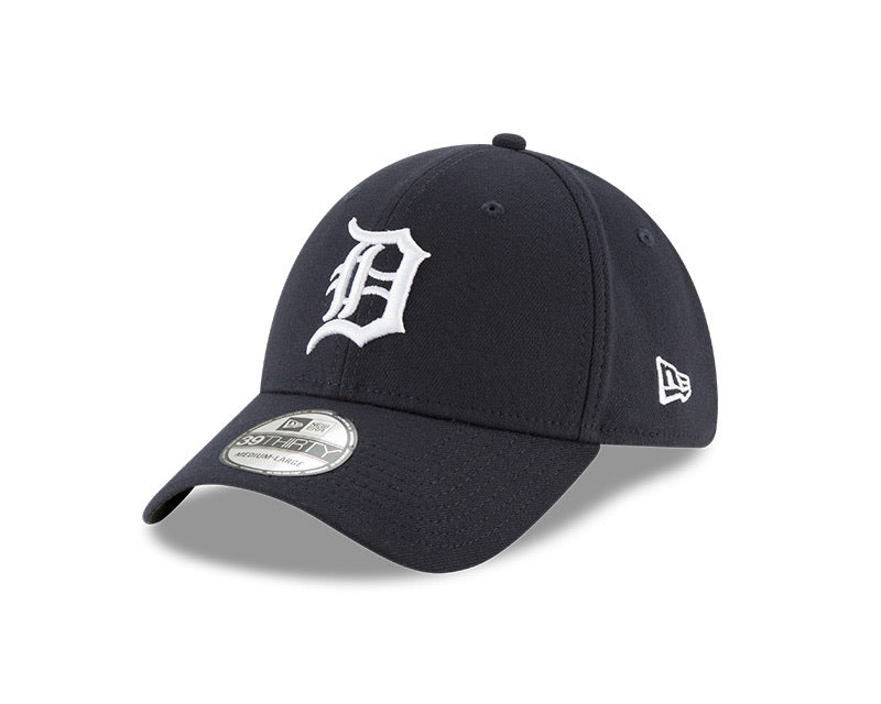 Detroit Tigers New Era Navy Team Classic Game - 39THIRTY Flex Hat - Pro League Sports Collectibles Inc.