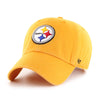Pittsburgh Steelers Yellow Clean Up '47 Brand Adjustable Hat - Pro League Sports Collectibles Inc.