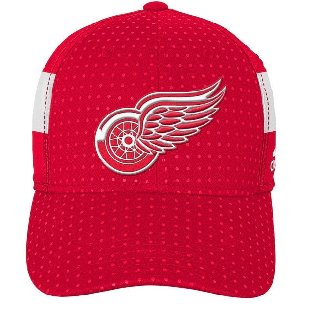 Youth Detroit Red Wings adidas Red 2017 Draft Flex Hat - Pro League Sports Collectibles Inc.