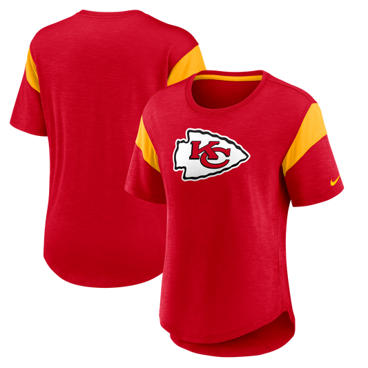 Women’s Kansas City Chiefs Nike Primary Logo Fashion T-Shirt - Pro League Sports Collectibles Inc.