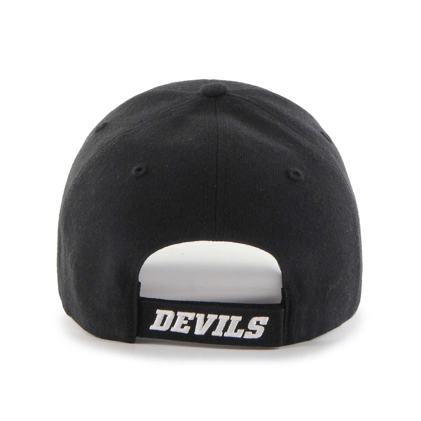 New Jersey Devils Black 47 Brand MVP Basic Adjustable Hat - Pro League Sports Collectibles Inc.
