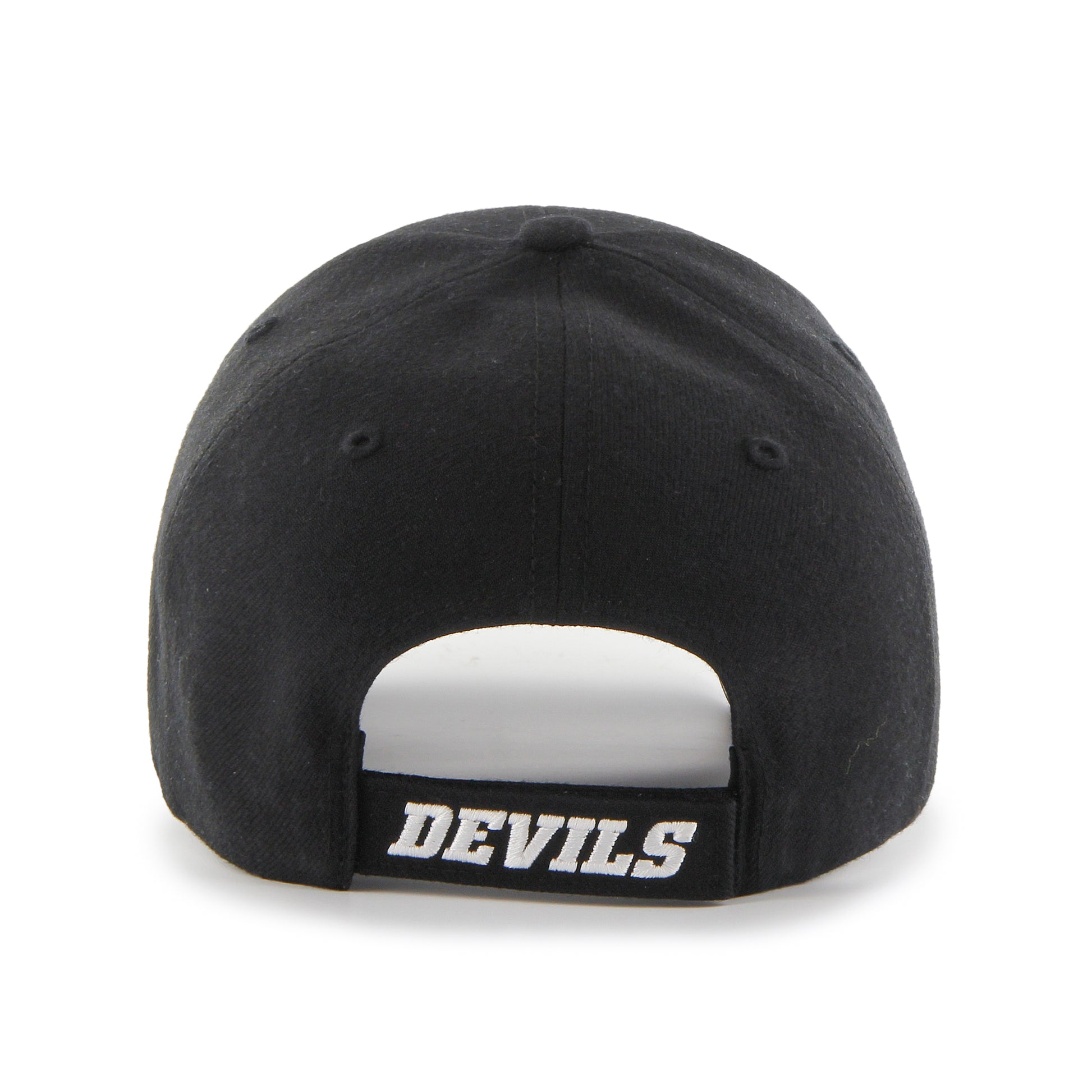 New Jersey Devils Black 47 Brand MVP Basic Adjustable Hat - Pro League Sports Collectibles Inc.