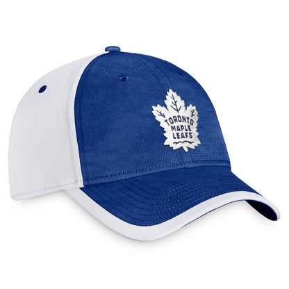 Toronto Maple Leafs Fanatics Branded Blue/White 2022 NHL Draft - Authentic Pro Rink Camo Flex Hat - Pro League Sports Collectibles Inc.