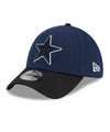 Dallas Cowboys 2021 New Era NFL Sideline Road Navy/Black 39THIRTY Flex Hat - Pro League Sports Collectibles Inc.