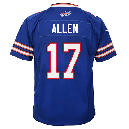 Youth Josh Allen #17 Royal Buffalo Bills Nike - Game Jersey - Pro League Sports Collectibles Inc.