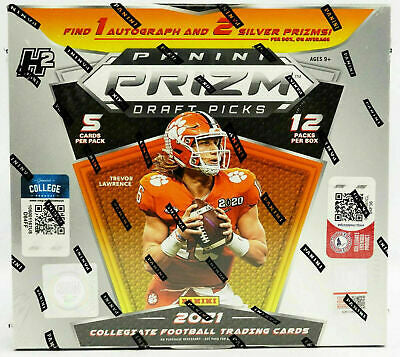 Panini Prizm 2021 Hobby Draft Picks Collegiate Football -1 Box with 5 Packs - Pro League Sports Collectibles Inc.