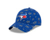 Youth Toronto Blue Jays Floral Bloom Royal 9Twenty Adjustable New Era Hat - Pro League Sports Collectibles Inc.
