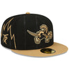 Toronto Raptors 21/2022 NBA City Series Dino Black/Gold 59FIFTY New Era - Fitted Hat - Pro League Sports Collectibles Inc.