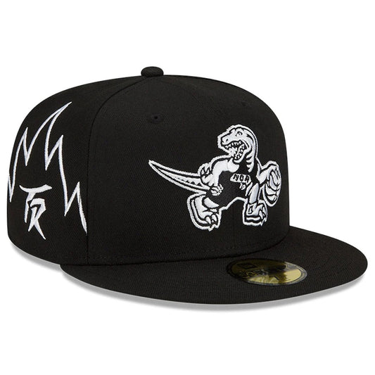 Toronto Raptors 21/2022 NBA City Series Dino Black/White 59FIFTY New Era - Fitted Hat - Pro League Sports Collectibles Inc.