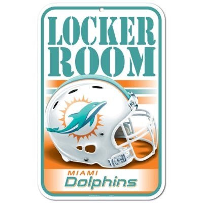 Miami Dolphins WinCraft Locker Room Sign - Pro League Sports Collectibles Inc.