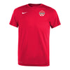 Jonathan David #20 Canada Soccer National Team Nike Name & Number Dri-Fit T-Shirt - Red - Pro League Sports Collectibles Inc.