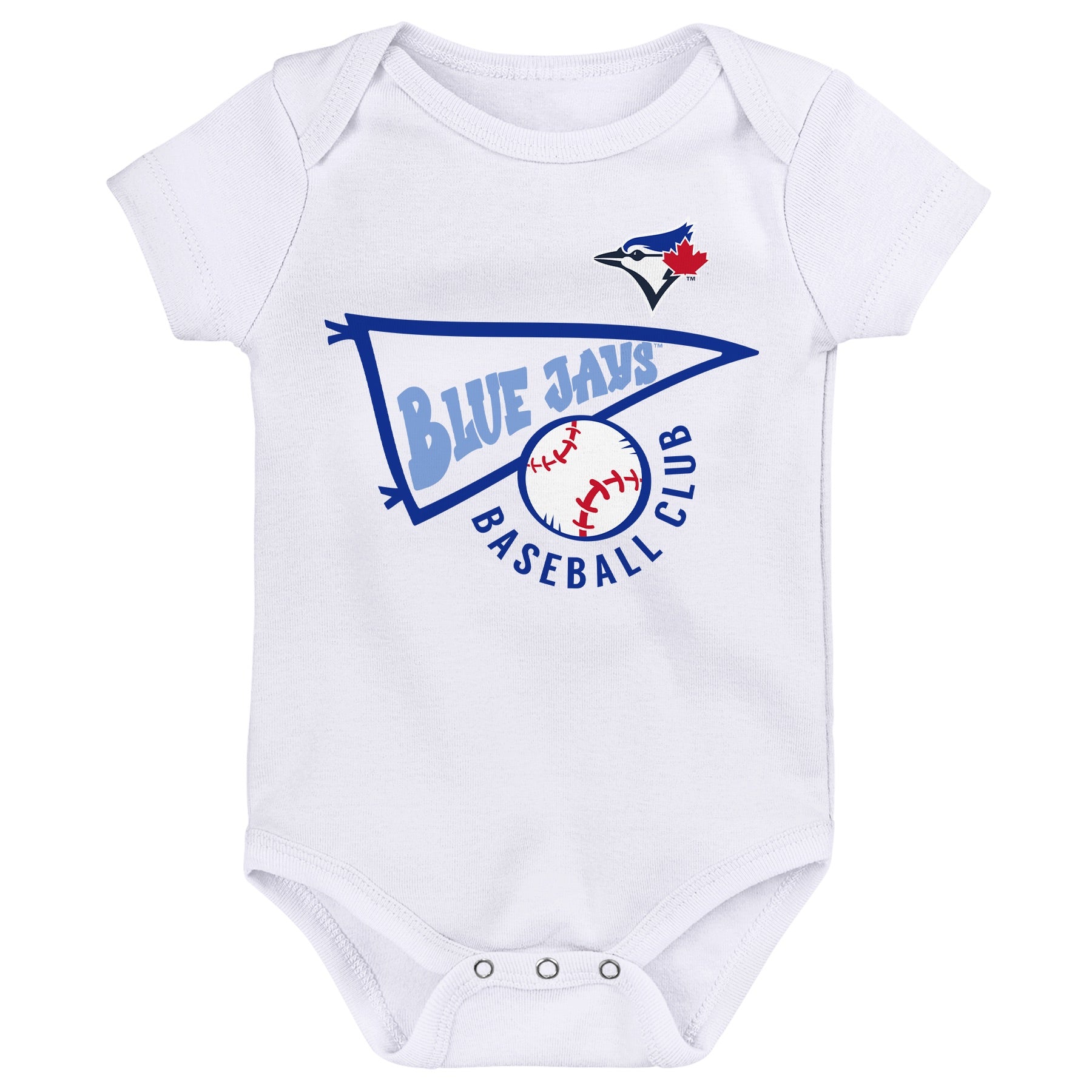 Infant Toronto Blue Jays Home Run Onesie 3 Pack Set - Pro League