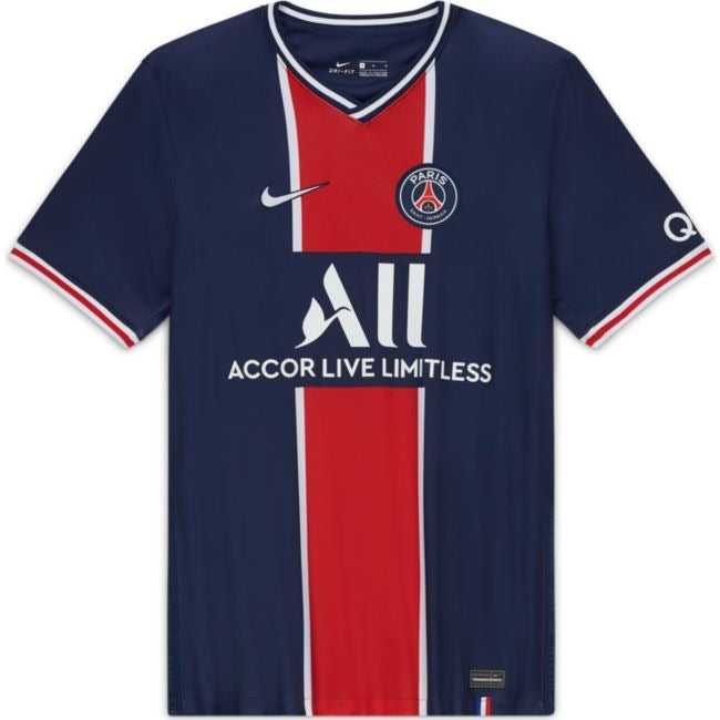 Youth Paris Saint-Germain FC Nike 2020-21 Stadium Home Jersey - Pro League Sports Collectibles Inc.