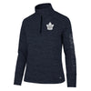 Women’s Toronto Maple Leafs 47 Brand Navy 1/4 Zip Long Sleeve Shirt - Pro League Sports Collectibles Inc.