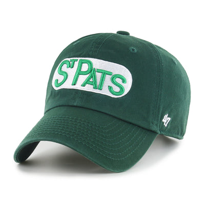Toronto Maple Leafs St. Pats Green Clean Up '47 Brand Adjustable Hat - Pro League Sports Collectibles Inc.
