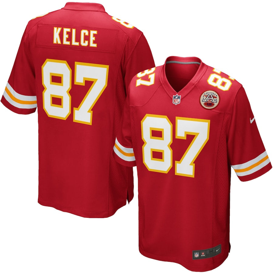 Nike Boys' Kansas City Chiefs Patrick Mahomes #15 Red Game Jersey