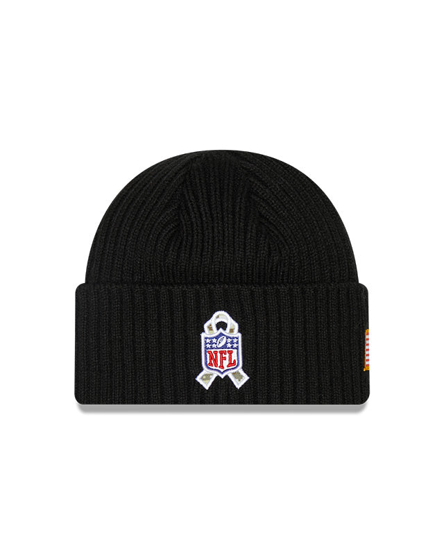 Atlanta Falcons New Era Salute To Service 2022 Sport Cuffed Knit Hat - Pro League Sports Collectibles Inc.