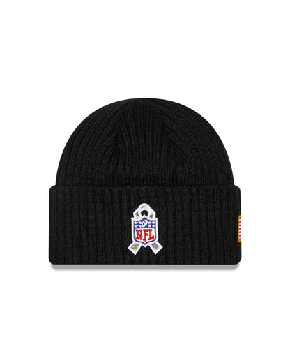 Atlanta Falcons New Era Salute To Service 2022 Sport Cuffed Knit Hat - Pro League Sports Collectibles Inc.