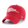 Detroit Red Wings Red Vintage Clean Up '47 Brand Adjustable Hat - Pro League Sports Collectibles Inc.