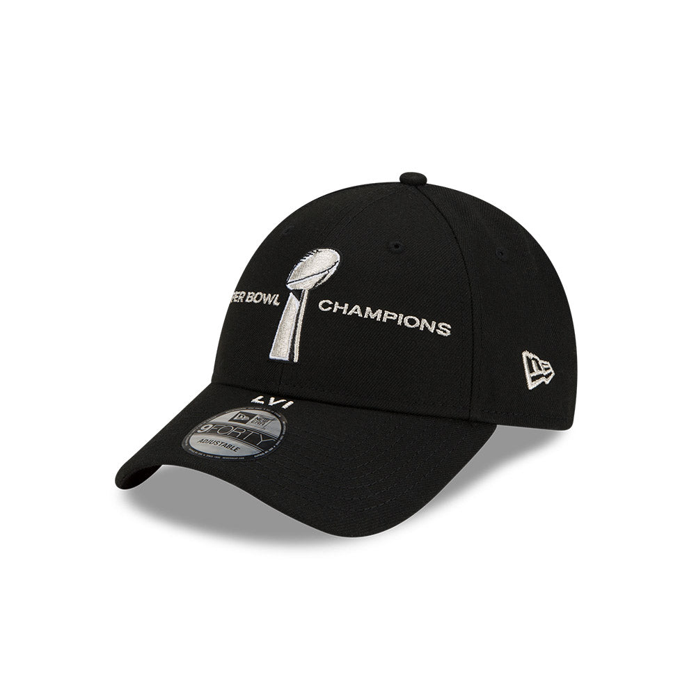 Los Angeles Rams New Era Super Bowl LVI Champions - Parade 9FORTY Snapback Adjustable Hat - Pro League Sports Collectibles Inc.