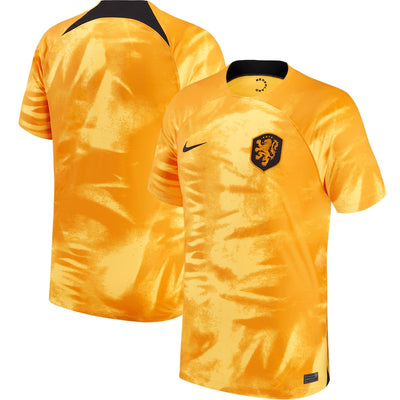 Netherlands World Cup 2022 Stadium Home Orange Nike Jersey - Pro League Sports Collectibles Inc.