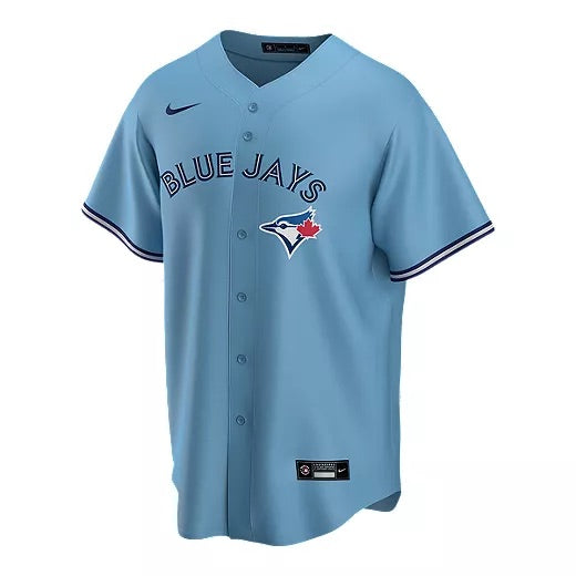 Toronto Blue Jays Vladimir Guerrero Jr. #27 SCREENED ON SEWN Nike Powder Blue Horizon Replica Team Jersey - Pro League Sports Collectibles Inc.