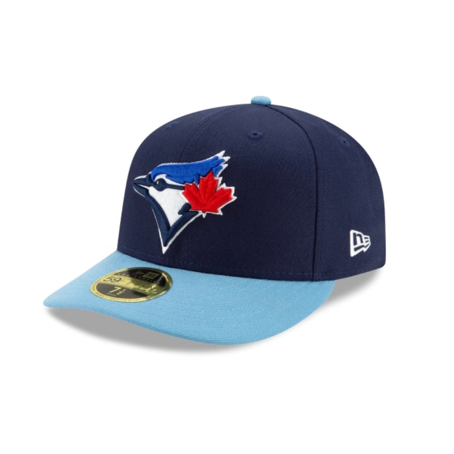 Toronto Blue Jays Navy/ Light Blue New Alternate 4 Low Profile New Era - 59FIFTY Fitted Hat - Pro League Sports Collectibles Inc.