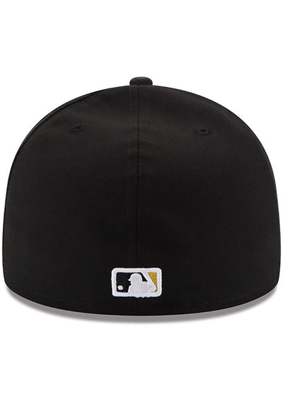 Pittsburgh Pirates Authentic Collection On-Field Black Game 59FIFTY Fitted Hat - Pro League Sports Collectibles Inc.