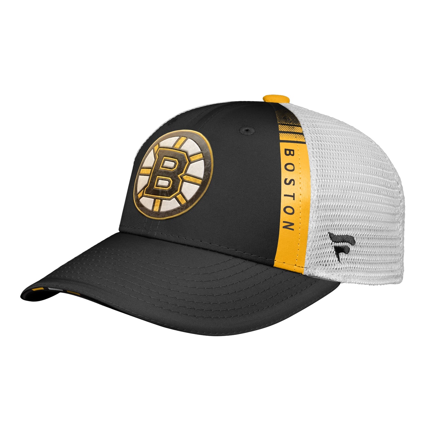 Youth Boston Bruins Fanatics Branded 2022 NHL Draft Authentic Pro On Stage Trucker Adjustable Hat - Pro League Sports Collectibles Inc.