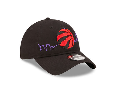 Toronto Raptors New Era Purple/Black 2022 Tip-Off 9TWENTY Adjustable Hat - Pro League Sports Collectibles Inc.