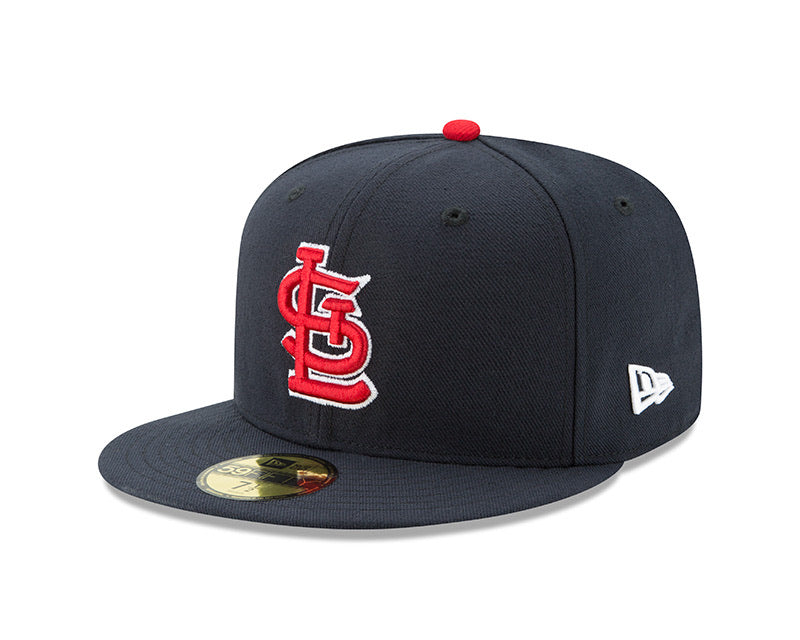 St. Louis Cardinals New Era Navy Authentic Collection On-Field Alternate 59FIFTY Fitted Hat - Pro League Sports Collectibles Inc.