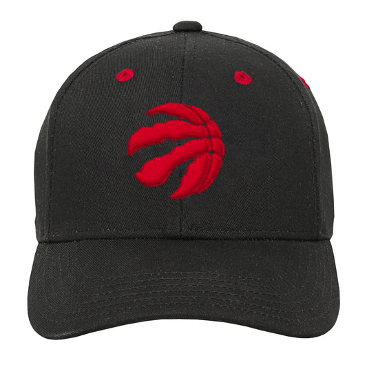 Youth Toronto Raptors Blk/Red Precurve Hat - Pro League Sports Collectibles Inc.