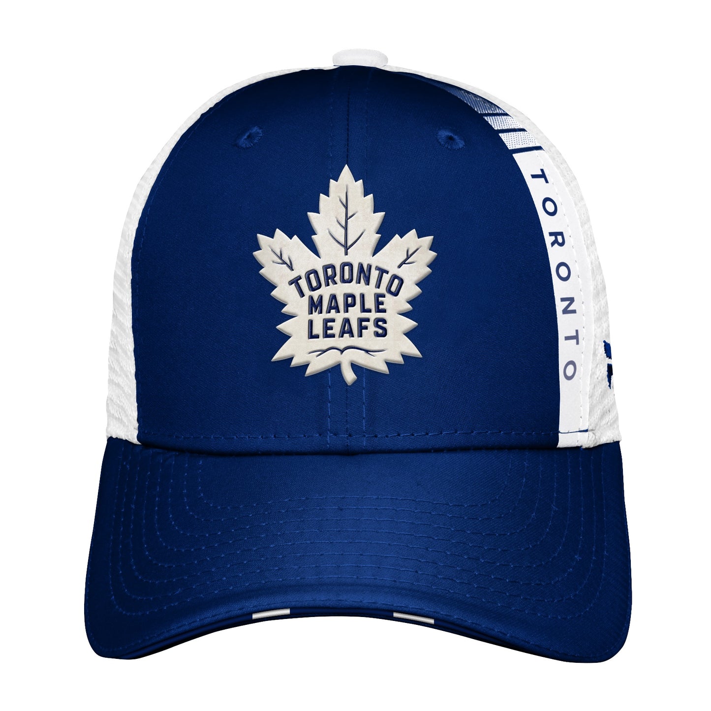 Youth Toronto Maple Leafs Fanatics Branded 2022 NHL Draft Authentic Pro On Stage Trucker Adjustable Hat - Pro League Sports Collectibles Inc.