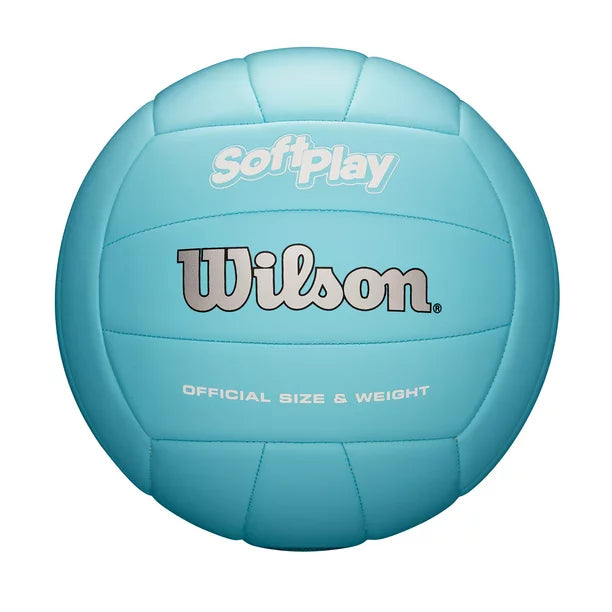 Wilson Soft Play Volleyball - Light Blue - Pro League Sports Collectibles Inc.