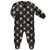 Infant Pittsburgh Steelers Raglan Zip-Up Black Coverall Sleeper