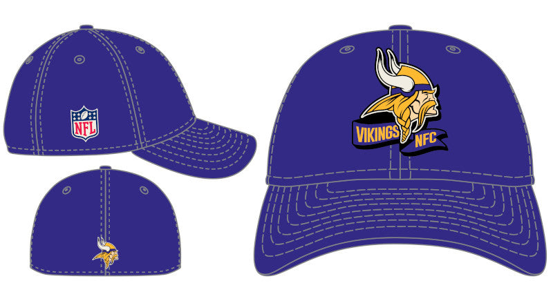 New Era Minnesota Vikings 2022 Sideline 39Thirty Flexfit Hat