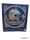 New Orleans Saints WinCraft NFL Chrome Clock - Pro League Sports Collectibles Inc.
