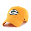 Green Bay Packers Yellow Clean Up '47 Brand Adjustable Hat - Pro League Sports Collectibles Inc.