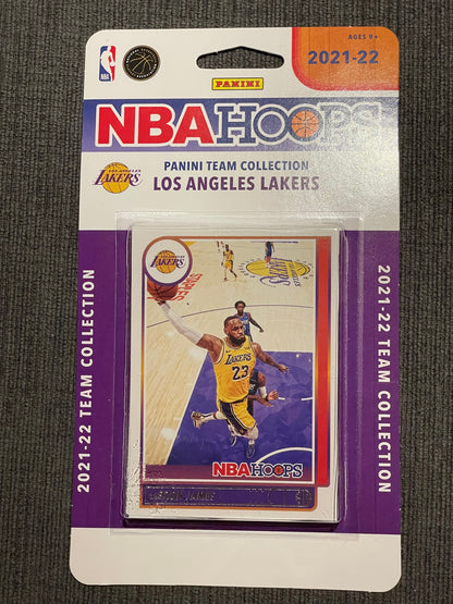 PANINI NBA Hoops 2021-22 Los Angeles Lakers Team Set - Pro League Sports Collectibles Inc.