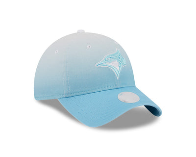 Women's Toronto Blue Jays Light Blue Ombre 9Twenty Adjustable New Era Hat - Pro League Sports Collectibles Inc.