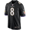 Lamar Jackson Black Baltimore Ravens - Nike Game Finished Player Jersey - Pro League Sports Collectibles Inc.