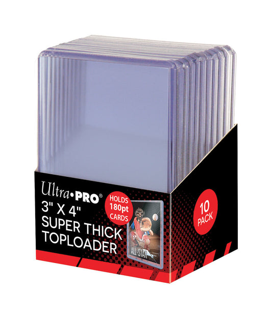 Ultra Pro Toploaders 3X4 Super Thick 180pt Pack - Pro League Sports Collectibles Inc.