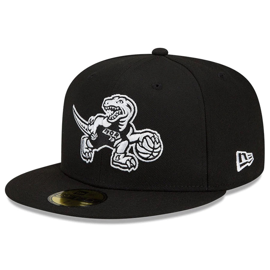 Toronto Raptors 21/2022 NBA City Series Dino Black/White 59FIFTY New Era - Fitted Hat - Pro League Sports Collectibles Inc.