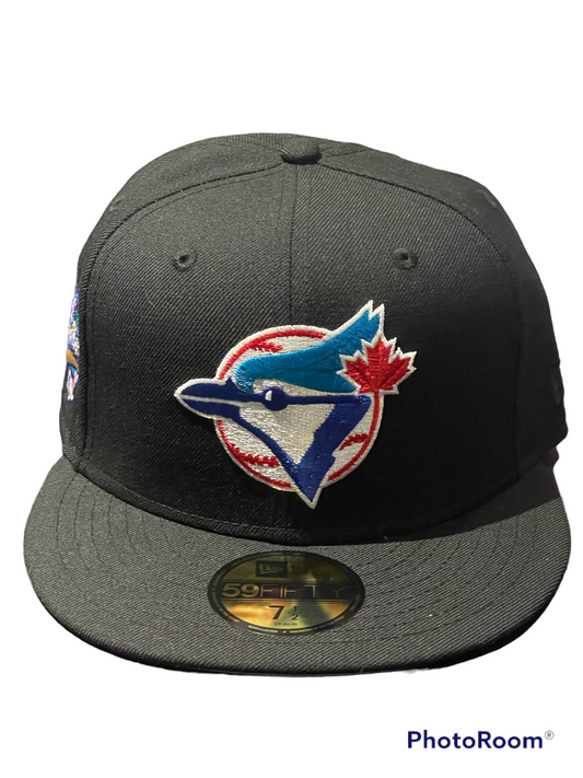 Toronto Blue Jays 1993 World Series Authentic Cooperstown Collection 59FIFTY Fitted Hat- Black - Pro League Sports Collectibles Inc.