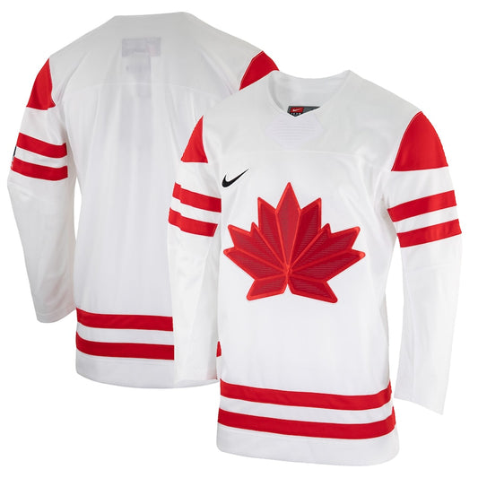 Team Canada 2022 White Olympic Nike Replica Jersey - Pro League Sports Collectibles Inc.