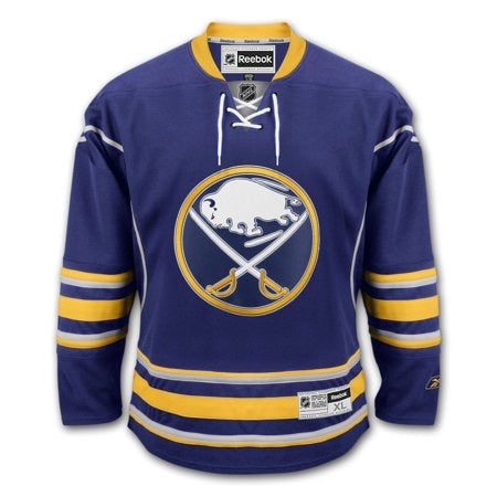 Buffalo Sabres Premier Alternate Reebok Navy Jersey - Pro League Sports Collectibles Inc.