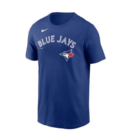 Women's Toronto Blue Jays George Springer #4 Nike Royal Name and Number T-Shirt - Pro League Sports Collectibles Inc.