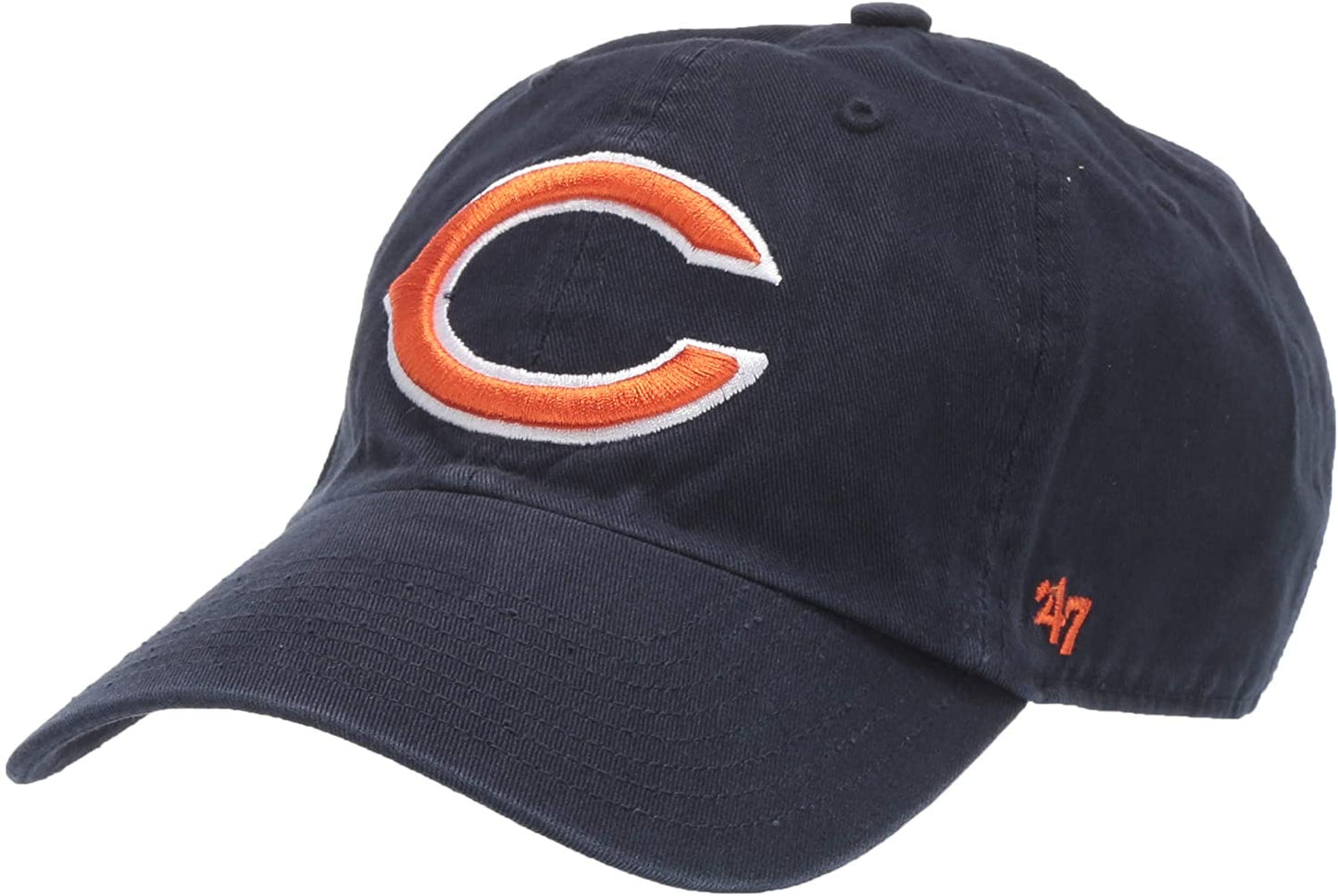 Chicago Bears Navy Clean Up '47 Brand Adjustable Hat - Pro League Sports Collectibles Inc.