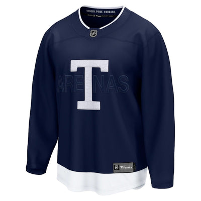 Toronto Arenas Fanatics Branded Breakaway Blank Jersey - Men's Size XS Blue