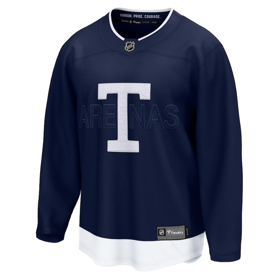 Toronto Maple Leafs X Drew House John Tavares #91 Adidas Alternate Authentic Pro Flip Jersey 46